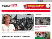 Bild zum Artikel: „Merkel hofft auf 12 Millionen Einwanderer“