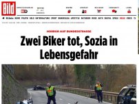 Bild zum Artikel: Horror auf Bundesstraße - Zwei Biker tot, Sozia in Lebensgefahr