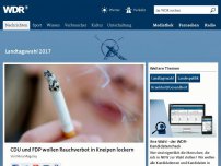 Bild zum Artikel: CDU und FDP wollen Rauchverbot in Kneipen lockern