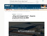 Bild zum Artikel: Flughafen-Fiasko: 'Ding wird eingemottet' - Experte prophezeit Ende des BER