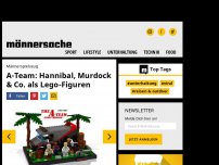 Bild zum Artikel: A-Team: Hannibal, Murdock & Co. als Lego-Figuren | Männersache