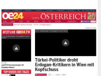 Bild zum Artikel: Türkei-Politiker droht Erdogan-Kritikern in Wien mit Kopfschuss