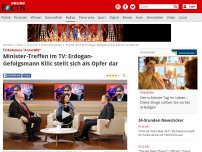 Bild zum Artikel: TV-Kolumne 'Anne Will' - Minister-Treffen im TV: Erdogan-Gefolgsmann Kilic stellt sich als Opfer dar