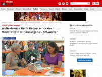 Bild zum Artikel: Im ZDF-Morgenmagazin - Weltreisende Heidi Hetzer schockiert Moderatorin mit Aussagen zu Schwarzen