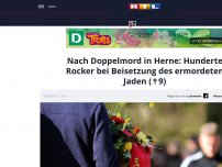 Bild zum Artikel: Nach Doppelmord in Herne: Hunderte Rocker bei Beisetzung des ermordeten Jaden (✝9)