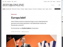 Bild zum Artikel: Niederlande: Europa lebt!