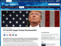 Bild zum Artikel: US-Gericht stoppt Trumps Einreiseverbot