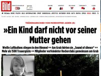 Bild zum Artikel: Tränenabschied von Jaden - „Nimm unsere Liebe mit zu Deinem Stern“