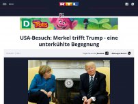Bild zum Artikel: USA-Besuch: Merkel trifft Trump - eine unterkühlte Begegnung