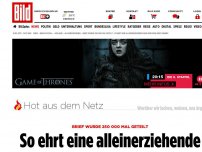 Bild zum Artikel: Brief 250 000 Mal geteilt - Alleinerziehende ehrt den Papa ihres Sohnes