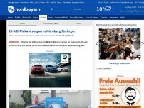 Bild zum Artikel: 25 AfD-Plakate sorgen in Nürnberg für Ärger