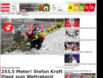 Bild zum Artikel: 253,3 Meter! Stefan Kraft fliegt zum Weltrekord