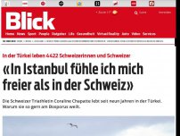 Bild zum Artikel: In der Türkei leben 4422 Schweizerinnen und Schweizer: «In Istanbul fühle ich mich freier als in der Schweiz»