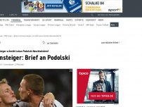 Bild zum Artikel: Schweinsteiger schreibt Podolski emotionalen Abschiedsbrief
