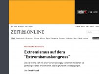 Bild zum Artikel: Alternative für Deutschland: Extremismus auf dem 'Extremismuskongress'