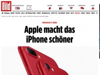 Bild zum Artikel: Product Red - Apple macht das iPhone schöner