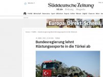 Bild zum Artikel: Bundesregierung lehnt Rüstungsexporte in die Türkei ab