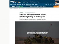 Bild zum Artikel: Auftrag für Rheinmetall: Panzer-Deal mit Erdogan bringt Bundesregierung in Bedrängnis