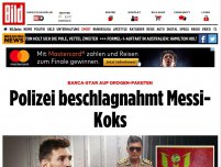 Bild zum Artikel: Drogen-Pakete für 85 Mio - Polizei beschlagnahmt Messi-Koks