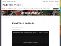 Bild zum Artikel: Kein Kölsch für Nazis