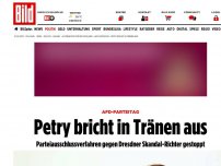 Bild zum Artikel: AfD-Parteitag - Petry bricht in Tränen aus