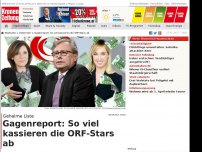 Bild zum Artikel: Gagenreport: So viel kassieren die ORF-Stars ab