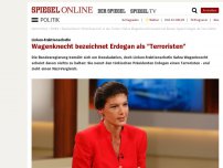 Bild zum Artikel: Linke-Fraktionschefin: Wagenknecht bezeichnet Erdogan als 'Terroristen'