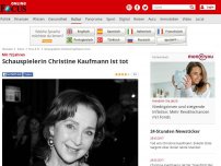 Bild zum Artikel: Mit 72 Jahren - Schauspielerin Christine Kaufmann ist tot