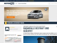 Bild zum Artikel: Unbekannte haben Blitzer geteert und gefedert - Radarfalle bestraft und geächtet