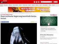 Bild zum Artikel: Im Vorfeld heftig kritisiert - Österreichische Regierung beschließt Burka-Verbot