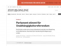 Bild zum Artikel: Schottland: Parlament stimmt für Unabhängigkeitsreferendum