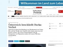 Bild zum Artikel: Vollverschleierung: Österreich beschließt Burka-Verbot