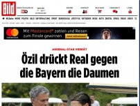 Bild zum Artikel: Arsenal-Star verrät - Özil drückt Real gegen die Bayern die Daumen