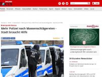 Bild zum Artikel: Brennpunkt Hanau - Mehr Polizei nach Massenschlägereien - Stadt braucht Hilfe