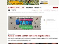 Bild zum Artikel: Ampel-Bündnis: Spitzen von SPD und FDP werben für gemeinsame Koalition