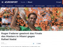 Bild zum Artikel: Federer gewinnt Gigantenduell gegen Nadal in Miami