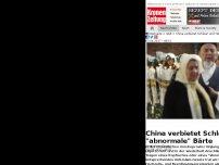 Bild zum Artikel: China verbietet Schleier und 'abnormale' Bärte