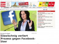 Bild zum Artikel: Glawischnig verliert Prozess gegen Facebook-User