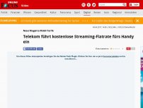 Bild zum Artikel: Neue Magenta Mobil-Tarife - Telekom führt kostenlose Streaming-Flatrate fürs Handy ein