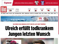 Bild zum Artikel: Bayern-Fan Dennis (17) - Ulreich erfüllt todkrankem Jungen letzten Wunsch