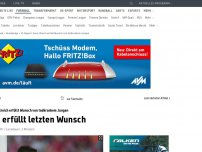 Bild zum Artikel: Ulreich erfüllt Wunsch von todkrankem Jungen