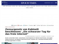 Bild zum Artikel: „Ein schwarzer Tag für das freie Internet“ – Kabinett beschließt Maßnahmen gegen Hasskommentare