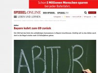 Bild zum Artikel: Abitur: Bayern kehrt zum G9 zurück