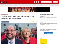 Bild zum Artikel: Wahlkampf 2017 - Kranker Mann NRW: Wie Hannelore Kraft ihre Amtszeit schönredet