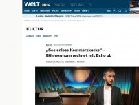 Bild zum Artikel: Deutsche Popmusik: 'Seelenlose Kommerzkacke' - Böhmermann rechnet mit Echo ab