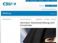 Bild zum Artikel: Verbot auf den Weg gebracht - CSU