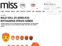 Bild zum Artikel: Zeit wirds: Bald soll es (endlich) rothaarige Emojis geben