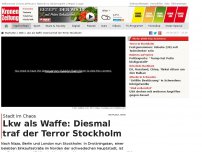 Bild zum Artikel: Lkw in Menschenmenge gerast: Tote in Stockholm