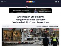 Bild zum Artikel: Laster rast in Menschenmenge: Tote und Verletzte in Stockholm