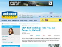 Bild zum Artikel: DNA-Test bestätigt: Tote Frau aus Donau ist Malina K.